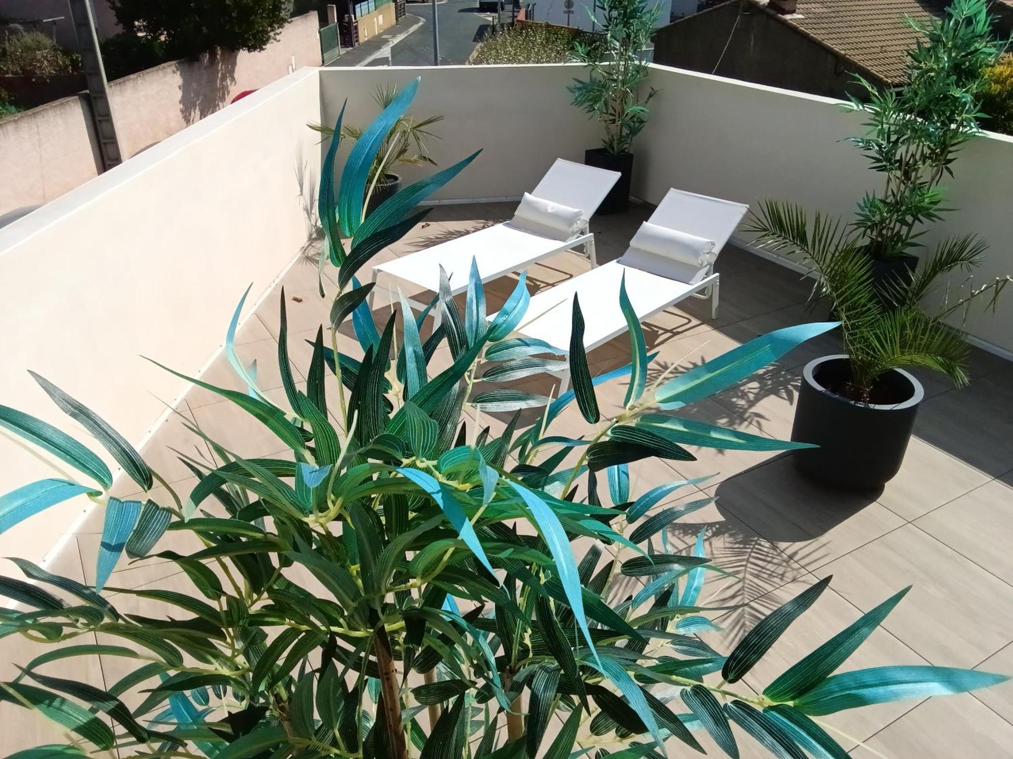 36 2 L'Air Marin Maison Duplex Grande Terrasse Narbonne Dış mekan fotoğraf