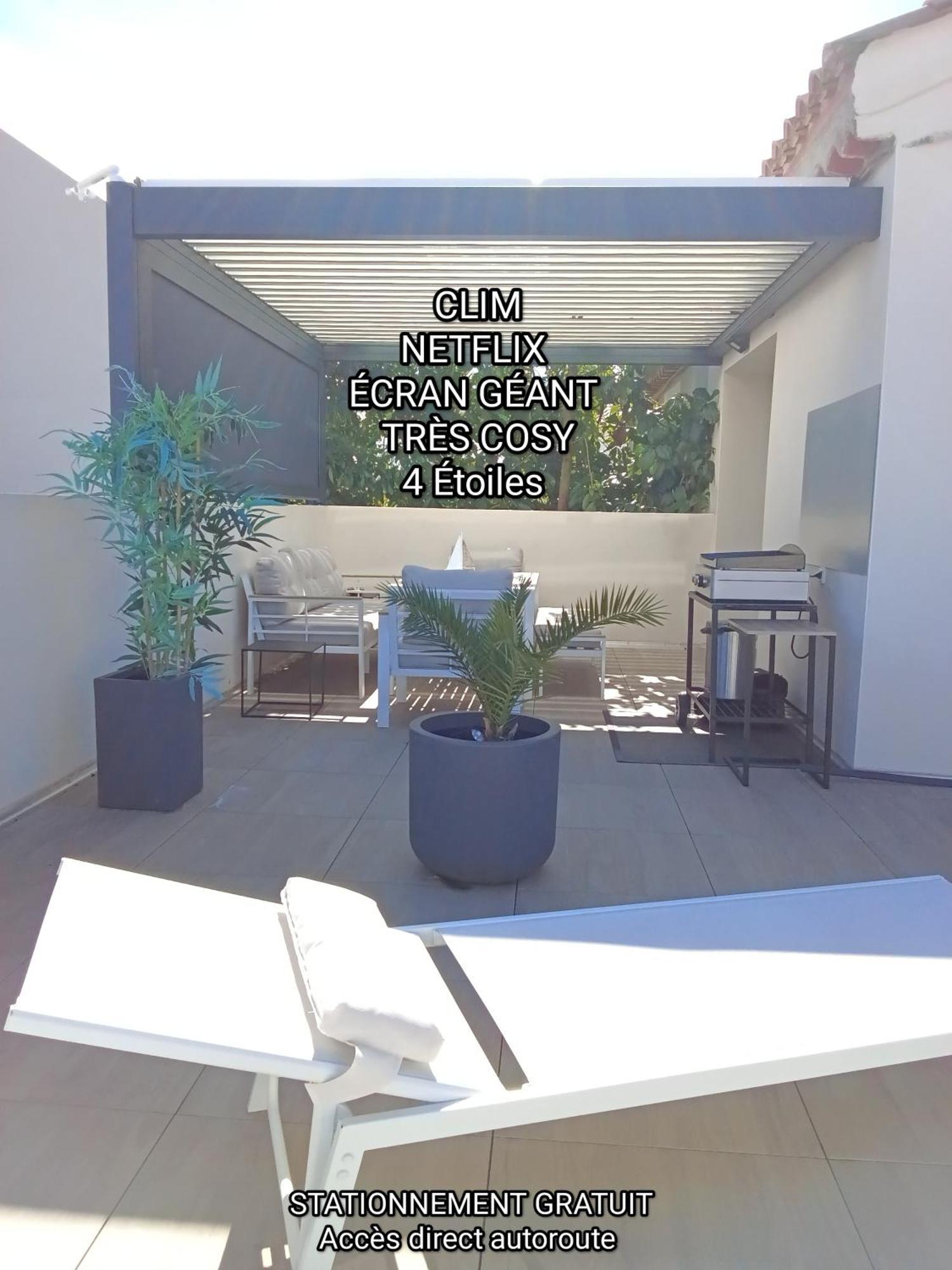 36 2 L'Air Marin Maison Duplex Grande Terrasse Narbonne Dış mekan fotoğraf